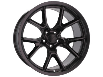 Jantes Look Dodge Charger Challenge 20x9 5X115 ET 15 71.6 (Preto Metade Matte)