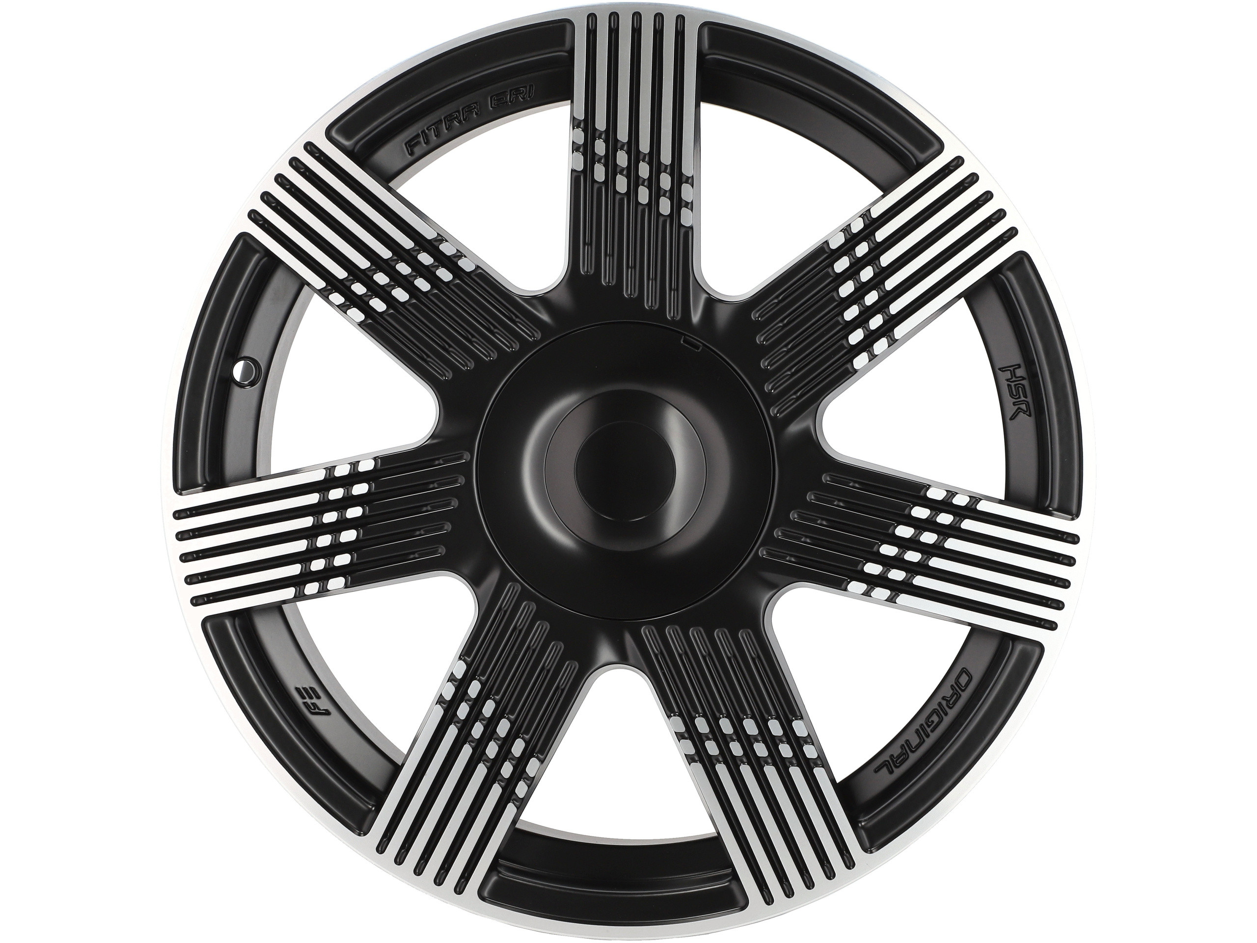 Jantes Look FIAT 500 15x6 4X98 ET 35 58.1 (Preto Polido Metade Matte)