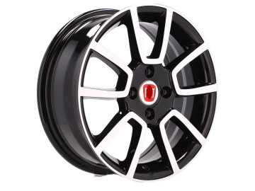 Jantes Look Fiat Punto 15x6 4X98 ET 35 58.1 | Preto Polido