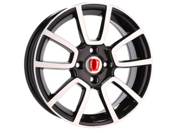 Jantes Look Fiat Punto 15x6 4X98 ET 35 58.1 | Preto Polido