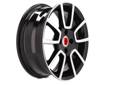 Jantes Look Fiat Punto 15x6 4X98 ET 35 58.1 | Preto Polido