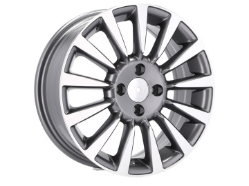 Jantes Look Fiat Punto Linea 15x6 4X99 ET 35 73.1 Cinzento Polido