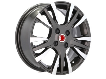 Jantes Look Fiat Palio 15x6 4X99 ET 35 73.1 Cinzento Metal