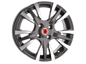 Jantes Look Fiat Palio 15x6 4X99 ET 35 73.1 Cinzento Metal