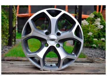 Jantes Look Ford S MAX 15x6.5 4X108 ET 47.5 (Cinzento Polido) 