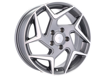 Jantes Look Ford Fiesta ST 16x6.5 5X108 ET 47 63.3 (Cinza Polido)