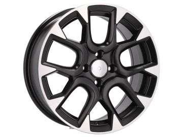 Jantes Look Fiat Abarth 595 16x6.5  4X98  ET  35  58.1 Preto Metade Matte 