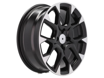 Jantes Look Fiat Abarth 595 16x6.5  4X98  ET  35  58.1 Preto Metade Matte 