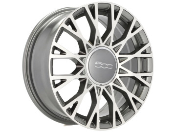 Jantes Look Fiat 500 16x6.5 4X98 ET 35 58.1 (Cinza Polido)