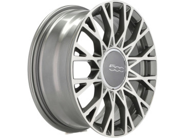 Jantes Look Fiat 500 16x6.5 4X98 ET 35 58.1 (Cinza Polido)