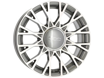 Jantes Look Fiat 500 16x6.5 4X98 ET 35 58.1 (Cinza Polido)