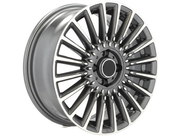 Jantes Look Fiat 500 16x6.5 4X98 ET 35 58.1 (Cinza Polido)