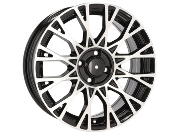 Jantes Look Fiat 500 16x6.5 4X98 ET 35 58.1 (Preto Polido)