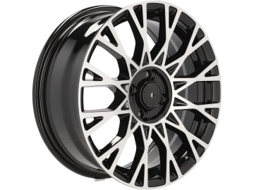 Jantes Look Fiat 500 16x6.5 4X98 ET 35 58.1 (Preto Polido)