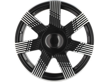 Jantes Look Fiat 500e 17x7 4X98 ET 41 58.1 (Preto Polido Metade Matte)