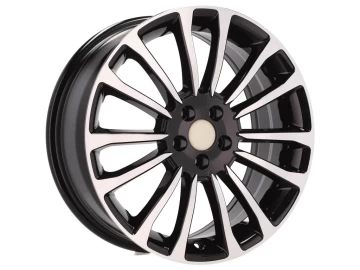 Jantes Look Fiat Punto Linea 16x6.5 5X98 ET 39 58.1 (Preto Polido)