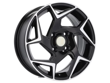 Jantes Look Ford Fiesta ST 15x6.5 4X108 ET 40 63.3 Preto Polido 