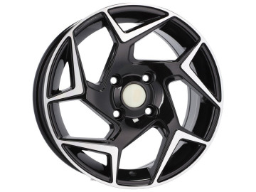 Jantes Look Ford Fiesta ST 15x6.5 4X108 ET 40 63.3 Preto Polido 