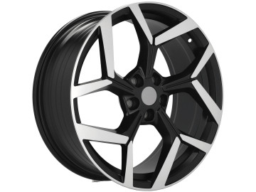 Jantes Look Ford Escape 18x8 5X108 ET 47.5 63.4 (Preto Polido Metade Matte)