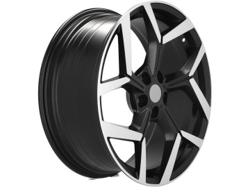 Jantes Look Ford Escape 18x8 5X108 ET 47.5 63.4 (Preto Polido Metade Matte)