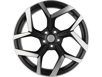 Jantes Look Ford Escape 18x8 5X108 ET 47.5 63.4 (Preto Polido Metade Matte)