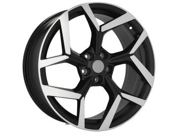 Jantes Look Ford Escape 18x8 5X108 ET 47.5 63.4 (Preto Polido Metade Matte)