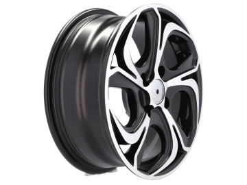 Jantes Look Ford Fiesta 15x6.5 4X108 ET 22 65.1 (Preto Polido)