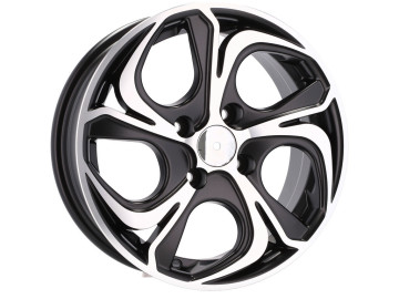 Jantes Look Ford Fiesta 15x6.5 4X108 ET 22 65.1 (Preto Polido)