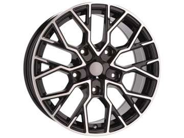 Jantes Look Ford Transit 20x8 5X160 ET 50 65.1 (Preto Polido)