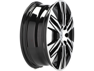 Jantes Look Ford Transit/VW Caravelle Transporter 17x6.5 6X120 ET 50 74.5 (Preto Polido) (Carga max 1200kg)