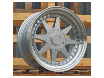 Jantes Look HARTGE 17x8.5 4X100 ET 25 57.1 (Prata + Aba Polida)
