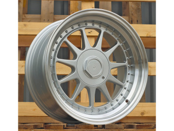 Jantes Look HARTGE 3 17x7.5 4X100 ET 30 57.1 (Prata + Aba Polida)