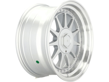 Jantes Look HARTGE 3 17x8.5 4X100 ET 20 57.1 (Prata + Aba Polida)