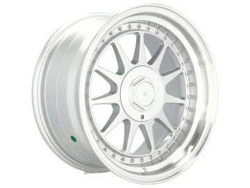 Jantes Look HARTGE 3 17x8.5 4X100 ET 20 57.1 (Prata + Aba Polida)