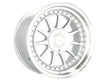 Jantes Look HARTGE 3 17x8.5 4X100 ET 20 57.1 (Prata + Aba Polida)