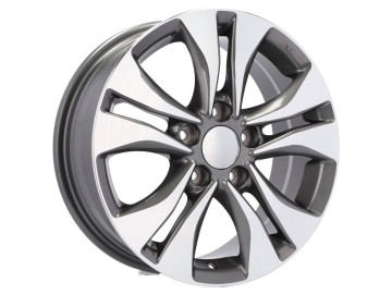 Jantes Look Honda Civic X 16x6.5 5X114.3 ET 50 64.1 (Cinza Polido)