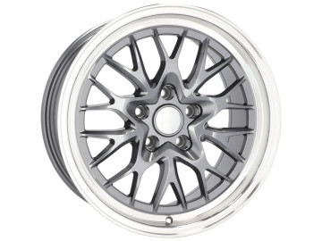 Jantes Look HRE 18x8 5X120 ET 30 72.6 (Gun Metal + Aba Polida)