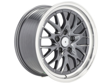 Jantes Look HRE 18x9 5X120 ET 30 72.6 (Gun Metal + Aba Polida)