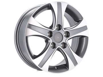 Jantes Look Hyundai Elantra 15x6 5X114.3 ET 48 67.1 (Cinza Polida) 