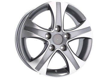 Jantes Look Hyundai Elantra 15x6 5X114.3 ET 48 67.1 (Cinza Polida) 