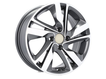 Jantes Look Hyundai Elantra 15x6 4X100 ET 46 54.1 (Cinza Polido)