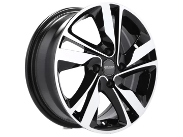 Jantes Look Hyundai Elantra 16x6 4X100 ET 50 54.1 (Preto Polido)