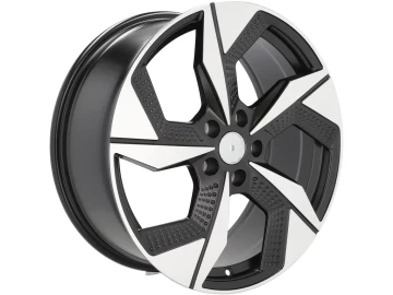 Jantes Look Honda Accord 18x7.5 5X114.3 ET 50 67.1 (Preto Polido Metade Matte)