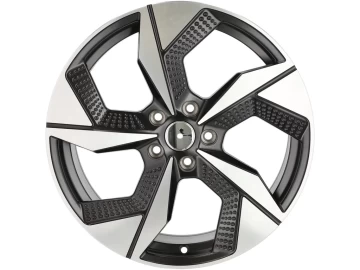 Jantes Look Honda Accord 18x7.5 5X114.3 ET 50 67.1 (Preto Polido Metade Matte)