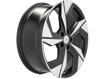 Jantes Look Honda Accord 19x8 5X114.3 ET 48 67.1 (Preto Polido Metade Matte)
