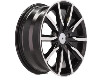 Jantes Look Honda Civic 15x6.5 5X114.3 ET 40 67.1 (Preto Polido Metade Matte)