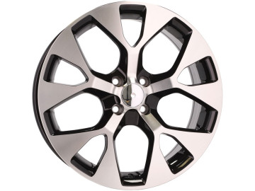 Jantes Look Honda Civic 17x6.5 4X100 ET 40 60.1 (Preto Polido)
