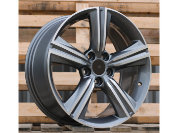 Jantes Look Honda Civic 18x8 5X114.3 ET 50 64.1 (Cinza Polido)