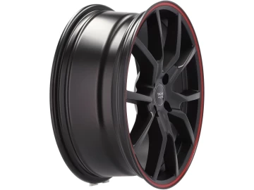 Jantes Look Honda Civic G10 Type R 17x7 5X105 ET 40 56.6 (Preto + Linha Vermelha)