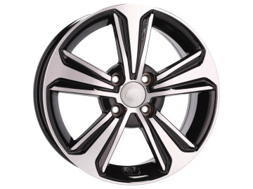 Jantes Look Hyundai I10  16x6 4X100 ET 50 54.1 (Preto Polido)